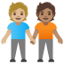 people holding hands, medium-light skin tone, medium skin tone